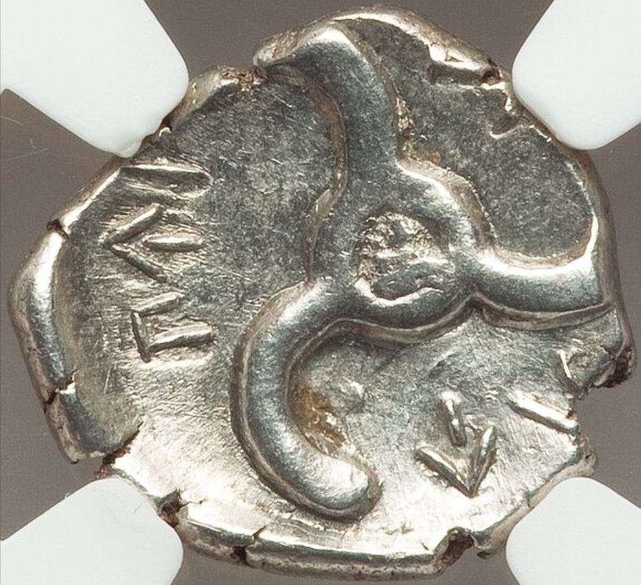 Ca.-390-360-BC-Lycian-King-Pericles-Third-Stater-Lion's-Head-And-Triskeles